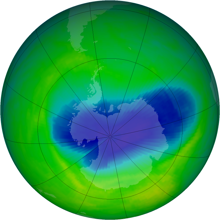 Ozone Map 1991-11-11